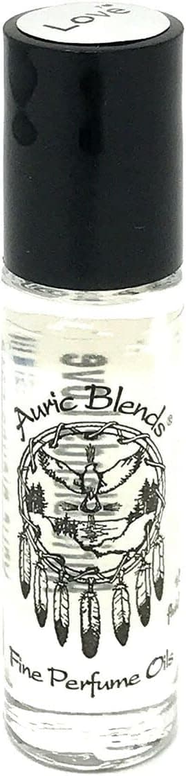 Auric Blends Love Roll-On Perfume Oil, 0.33 mL All-Natural Fragrance Blend