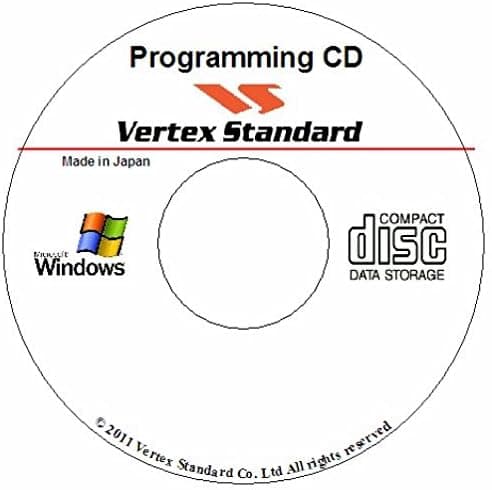 VERTEX STANDARD CE-156 PROGRAMMING SOFTWARE EVX-261 DIGITAL