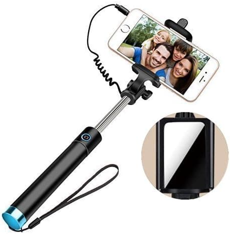 Selfie Stick,Self-portrait Monopod Wired Selfie Stick for iPhone 6S/6S Plus/6/6 Plus/5S/ GalaxyS7/ Galaxy S7 Edge/ Nexus 6p & More ¡