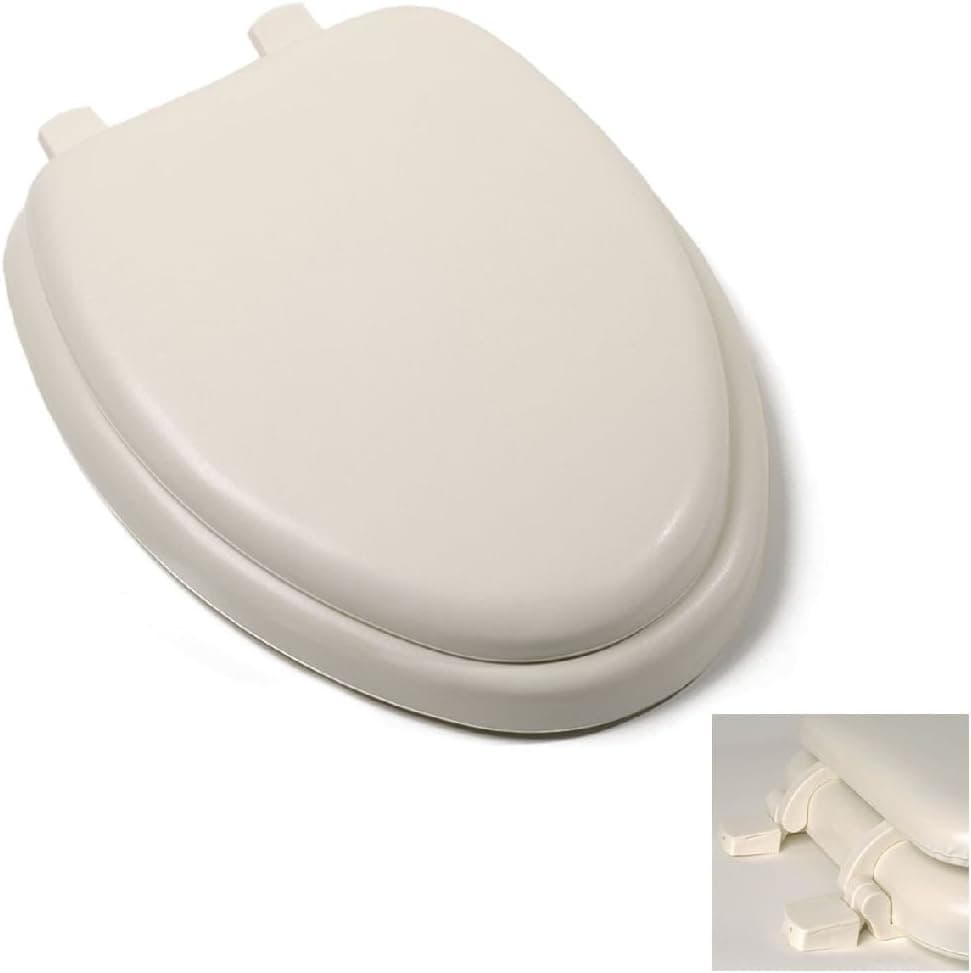 Dorigan Home Service Premium Bone Soft Padded Elongated Toilet Seat Cushioned - New