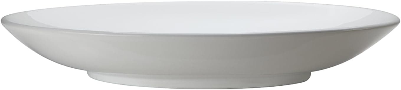 DECOLAV 1448-CWH Lavender Classically Redefined Oval Vitreous China Vessel Sink, White