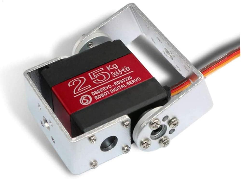 Robot servo 25kg RDS3225 Metal Gear Digital servo arduino servo with Long and Short Straight U Mouting (Control Angle 270°)