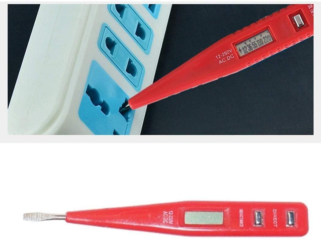 Fanala Induction Electric Test Pen with Digital Display Electrician Voltage Detector Tool Voltage Testers