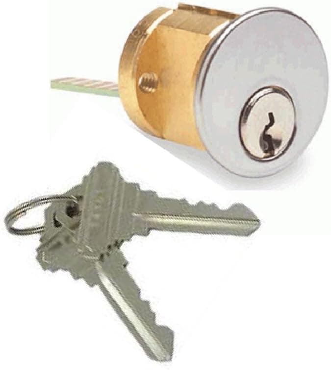 Pacific Doorware Rim Key Lock Cylinder for Exit Device, C Keyway