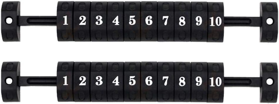 Taimot Universal Scoring Unit for Standard Foosball Tables with Foosball Scoring Units Table Football Counter 10 Numbers Scoring Score Counter Indicator for Standard Foosball Tables 2pcs