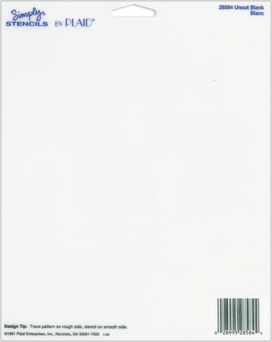 Plaid Cut Simply Stencil (8 by 10-Inch), 28584