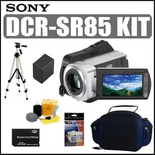 Sony DCR-SR85 60GB HDD Handycam Camcorder Starter Kit