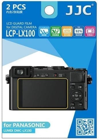 JJC LCP-LX100 Ultra Hard Polycarbonate LCD Film Screen Protector for Panasonic (Clear)