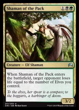 Magic The Gathering - Shaman of The Pack (217/272) - Origins