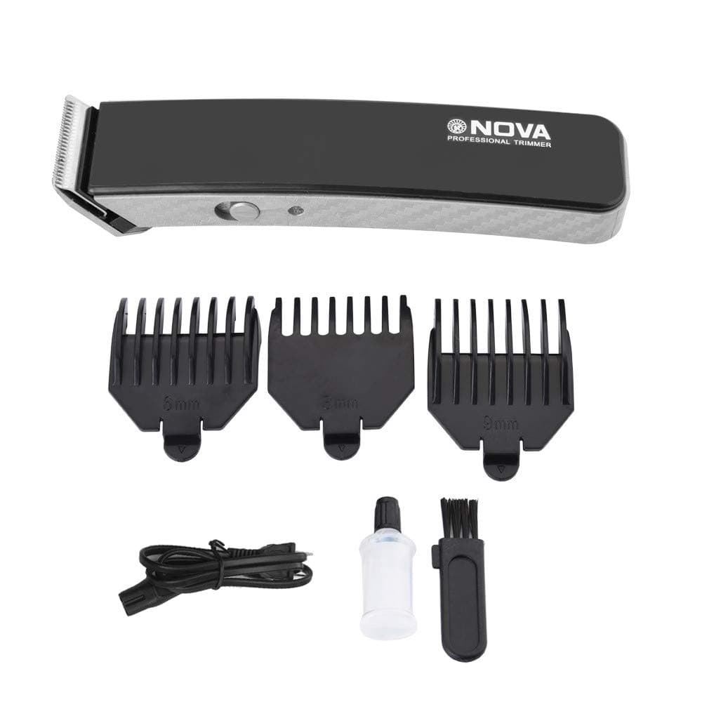 NOVA New Professional Men's Electric Shaver Beard Hair Clipper Grooming beard, body, face, nose, and ear hair trimmer, shaver, clipper & Head trimmer Series clipping combs All-in-1 Lithium Powered Kit