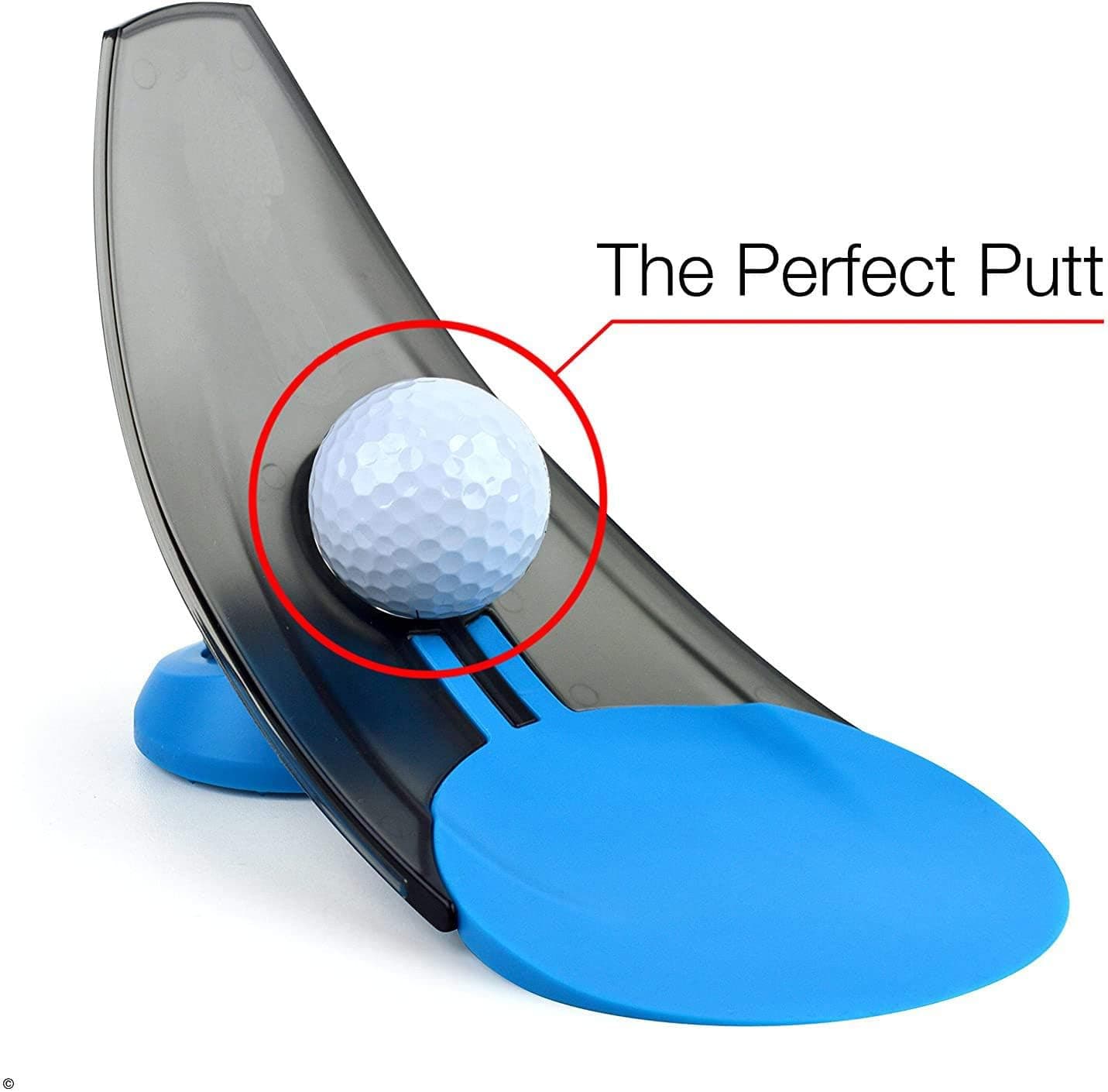 Hongshengjie Golf Indoor and Outdoor Pressure Putt Trainer-You Deserve to Have (Blue)