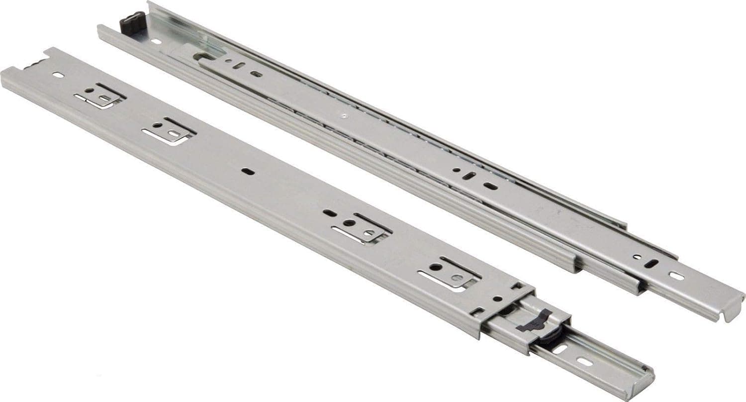 Y&Y Decor Pack of 10 Pairs 14-inch Ball Bearing Full Extension Drawer Slides, Zinc, 100 Lbs (14")