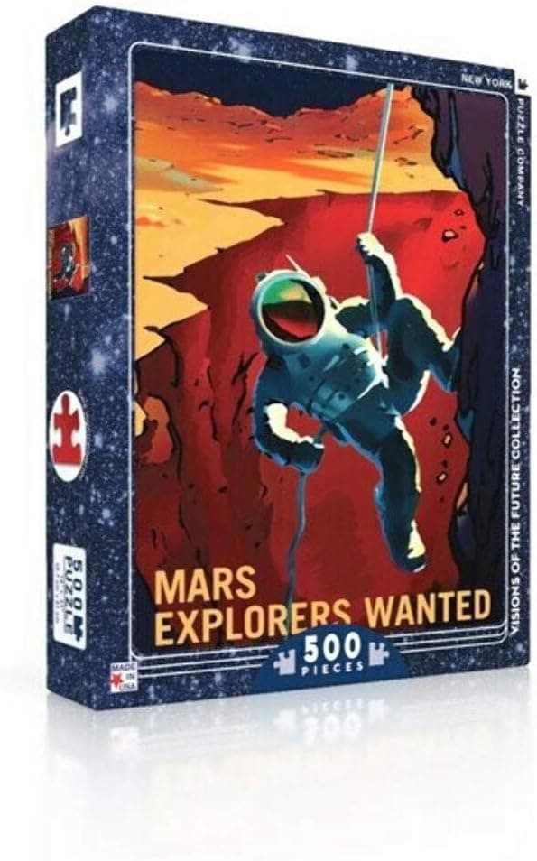 New York Puzzle Company - NASA Explorers Wanted - 500 Piece Jigsaw Puzzle