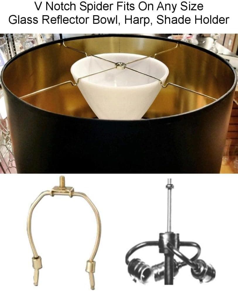 Floor Lamp Shade 10 Styles 19"W for 6 Way 3 Arm Light Torchiere Reflector Standing Pole Lamps: Silks, Fabrics, Paper, Black Parchment, Pleated, Leather & Victorian -Option=BELLSILK