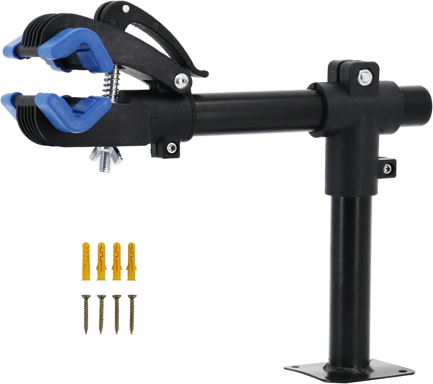 Erfo Bike Repair Stand, Wall Mount Bicycle Maintenance Rack with Adjustable Clamp, Height Adjustable Workstand for Mountain Road Bikes Storage