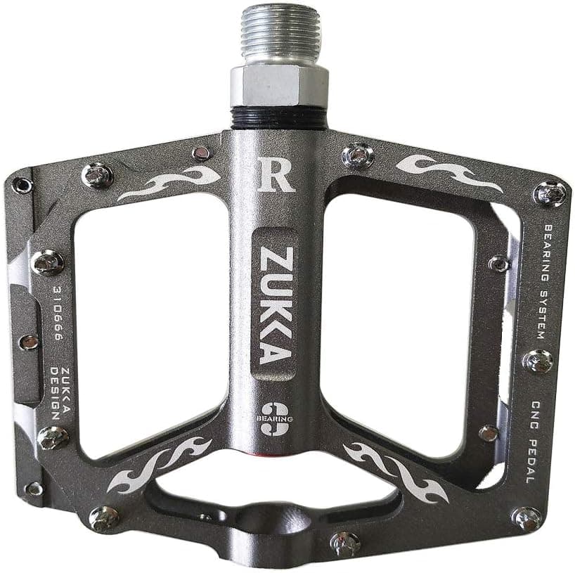 ZUKKA Bike Pedals,Mountain Bicycle Pedal Sets 9/16" Bike Accessories