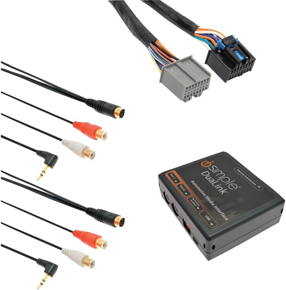 iSimple ISGM534 Automotive Dual Auxiliary Input Kit for Select Cadillac STS Vehicles