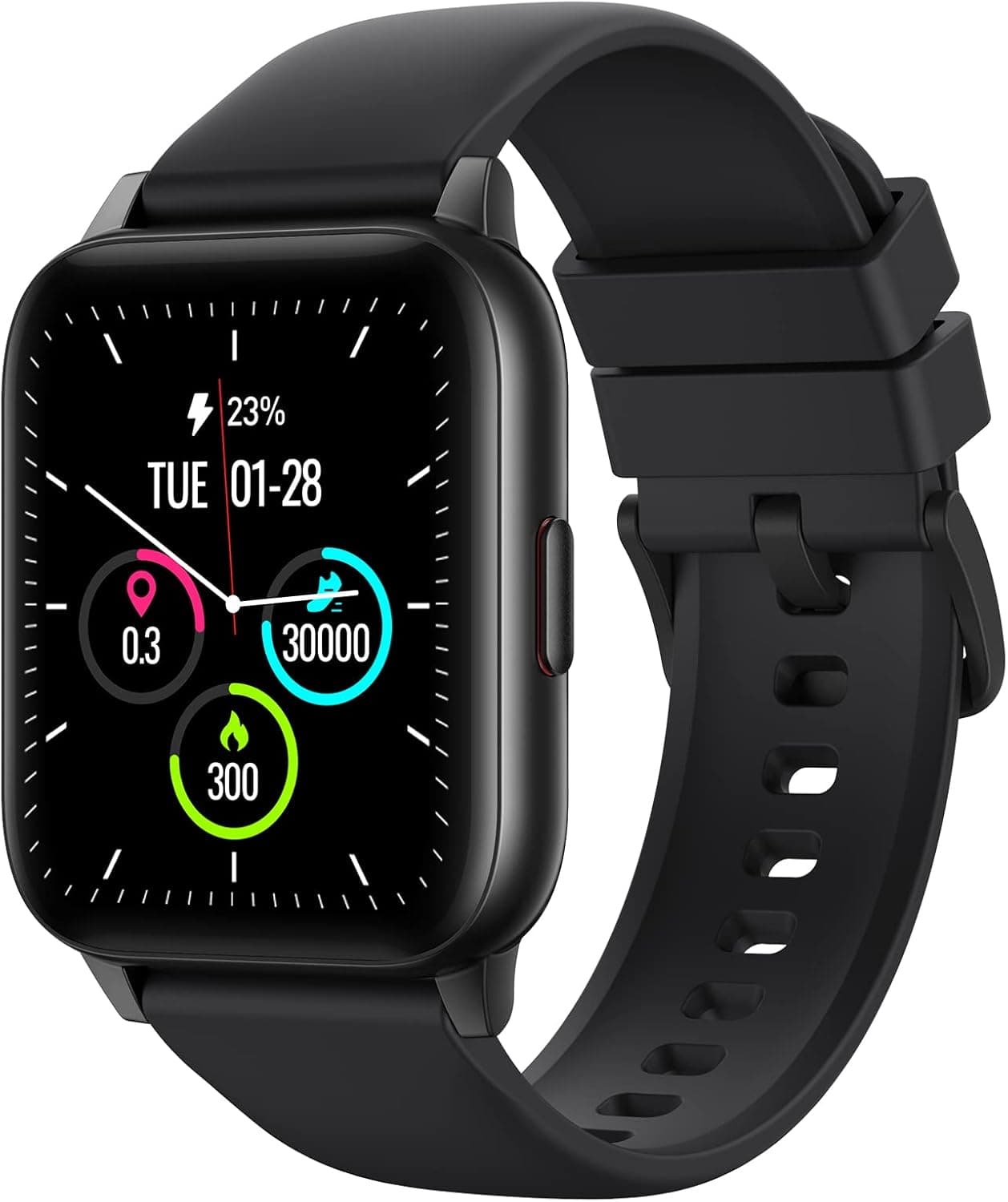Parsonver Smart Watch, 5ATM Waterproof Fitness Watch for Swimming with 16 Sports Modes, Heart Rate, Blood Oxygen, Sleep Monitor, 1.69" Smartwatch for Android and iPhone Compatible, LW45
