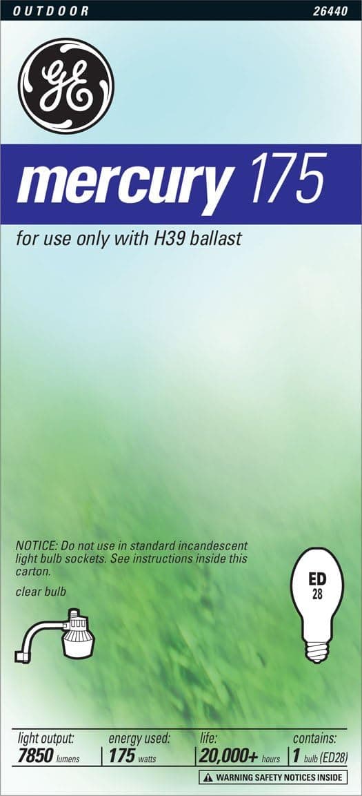 Current Professional Lighting MPR350C/VBU3K/PA High Intensity Discharge Quartz Metal Halide Light Bulb, ED37 (6 pack)
