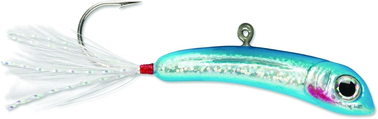 VMC MNJ14GBSH 1/4-Ounce Minnow Jig, Glow Blue Shiner
