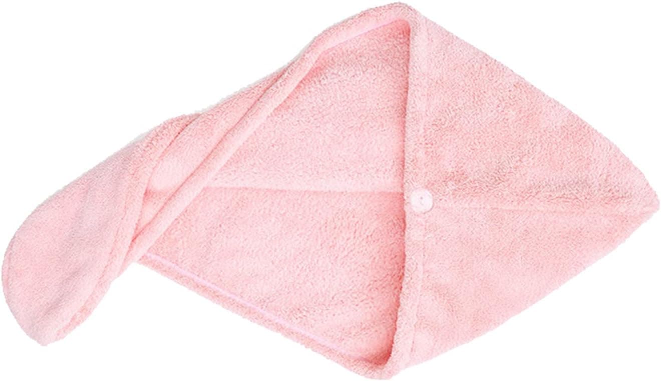 LaXon Hair Drying Towels,Microfiber Hair Towel Wrap, Soft Coral Velvet Material Strong Bath Hair Towel Wrap, Use for Drying Your Hair Quickly, Removing Shampoo Residues
