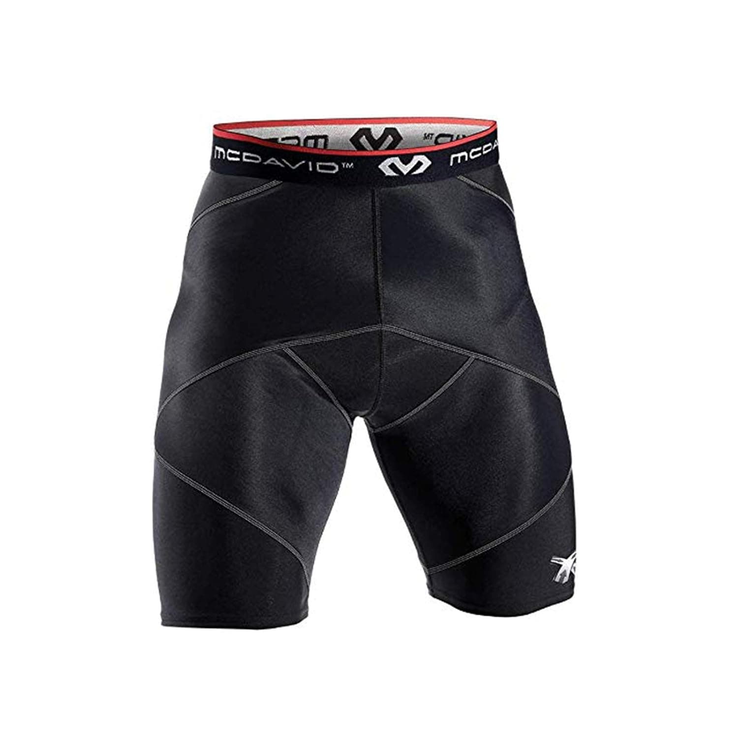 McDavid - 242858 Mcdavid Cross Compression Shorts, Men's Boxer Brief, Medium Black