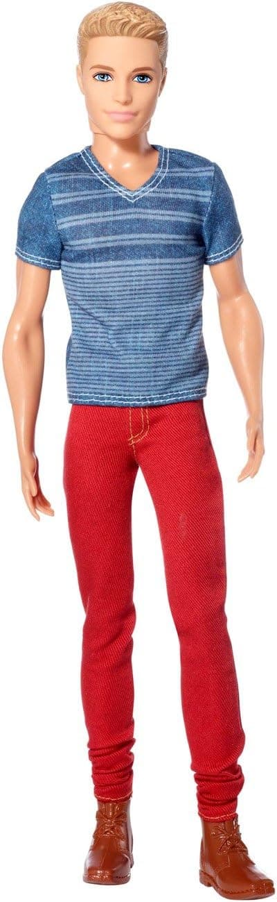 Barbie Fashionistas Ken Doll with Red Jeans and Blue Tee