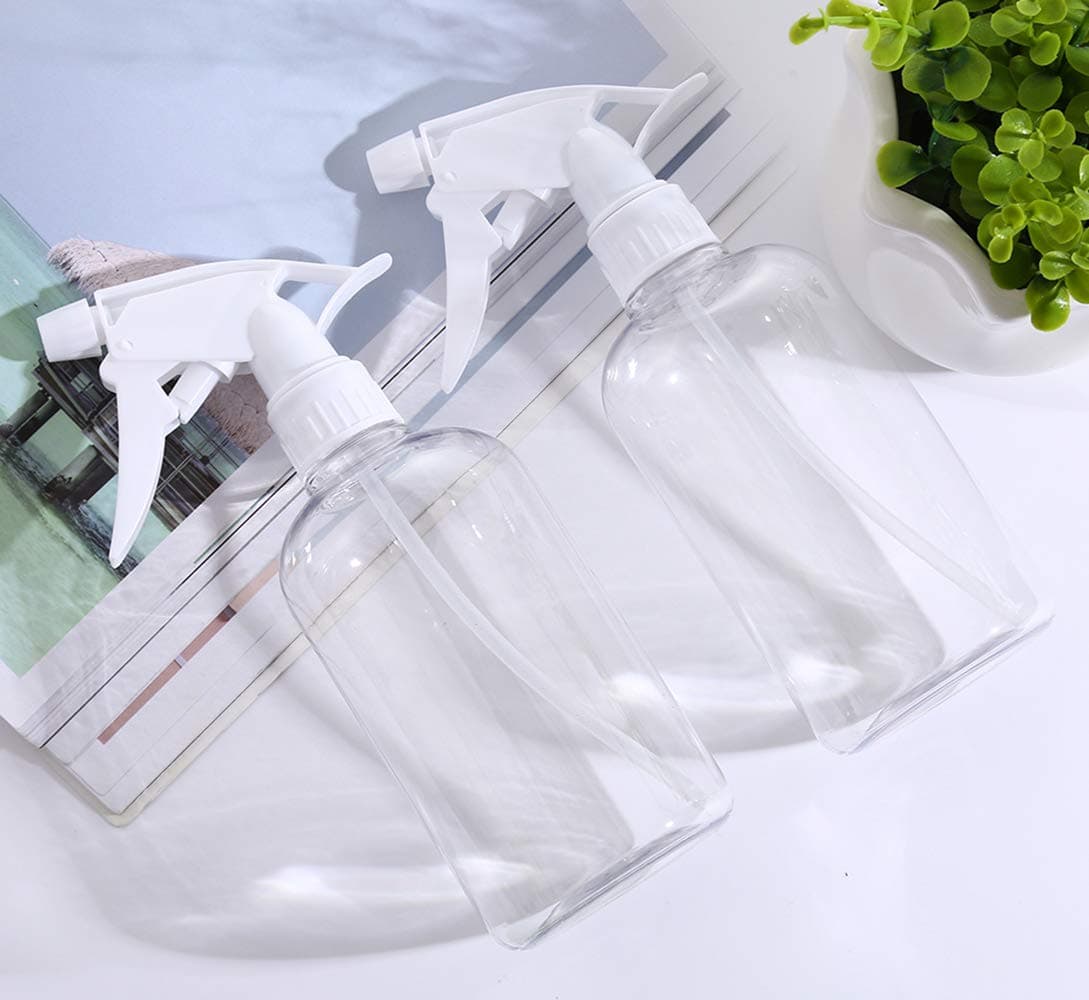 Empty Spray Bottles (2 Pack) - 16oz Refillable Container for Cleaning Products w/Mist and Stream Settings