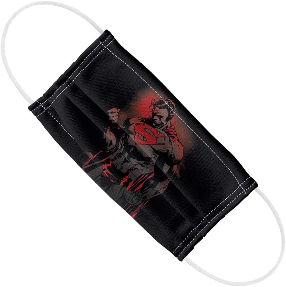 Superman Red Son 1-Ply Reusable Face Mask Covering, Unisex