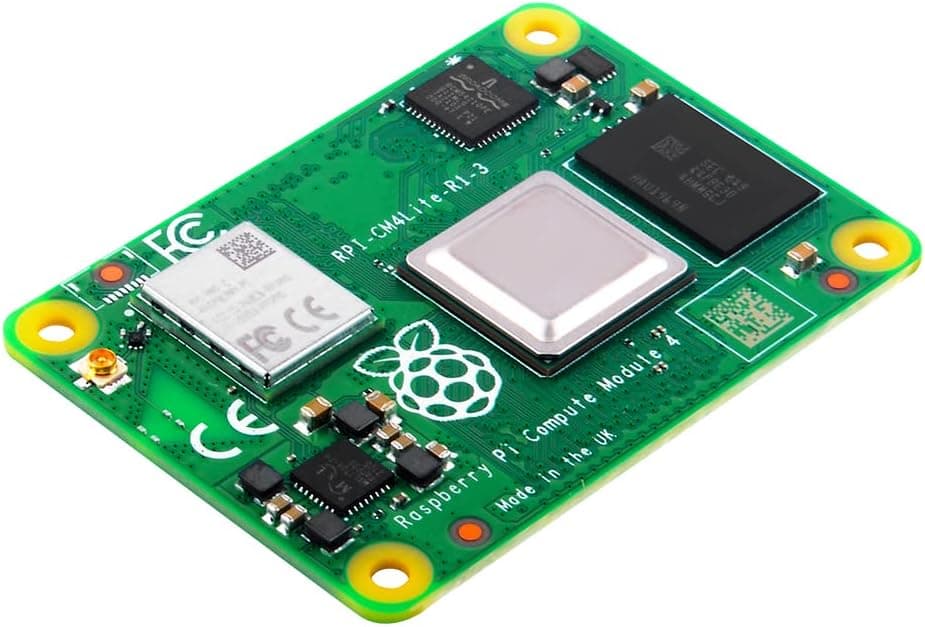 Raspberry Pi Compute Module 4 Raspberry Pi CM4 4GB RAM with Wi-Fi Built-in (2.4 GHz, 5.0 GHz IEEE 802.11 b/g/n/ac Wireless),Bluetooth 5.0,Without eMMC (CM4104000)