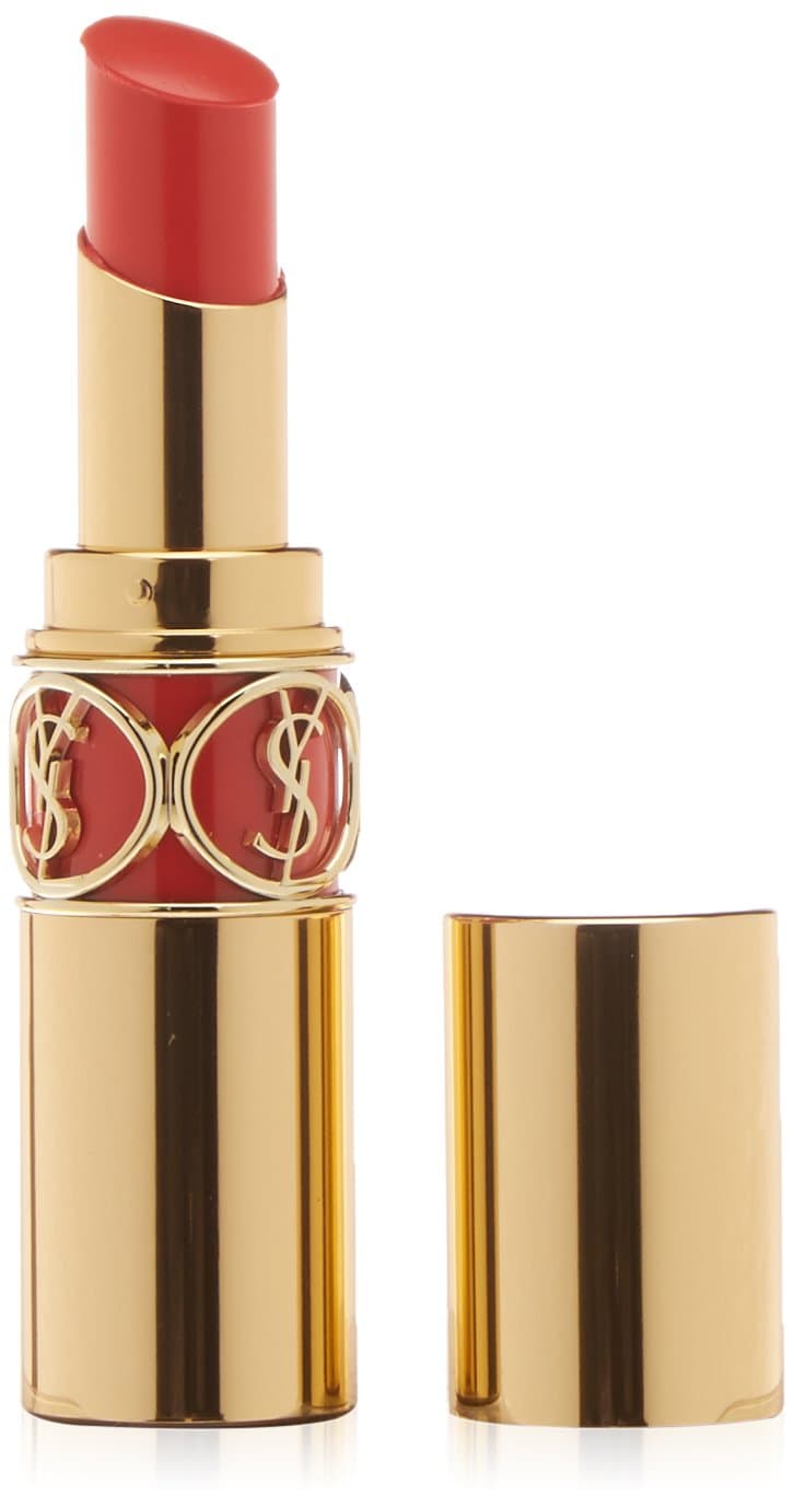 Yves Saint Laurent Rouge Volupte Silky Sensual Radiant Lipstick, Extreme Coral, 0.1 Ounce