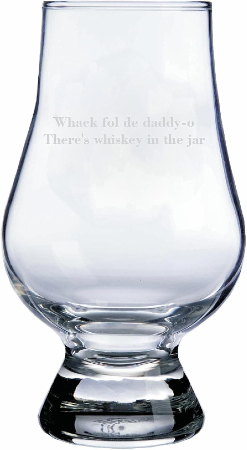 GLENCAIRN Whiskey In The Jar Quote Whisky Glass