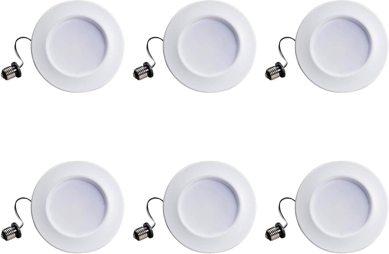 Philips LED myLiving Dimmable 5”/6” Downlight Recessed Lighting Fixture: 650-Lumens, 5000-Kelvin, 11-Watt (65-Watt Equivalent), E26 Medium Screw Base, Daylight, 6-Pack