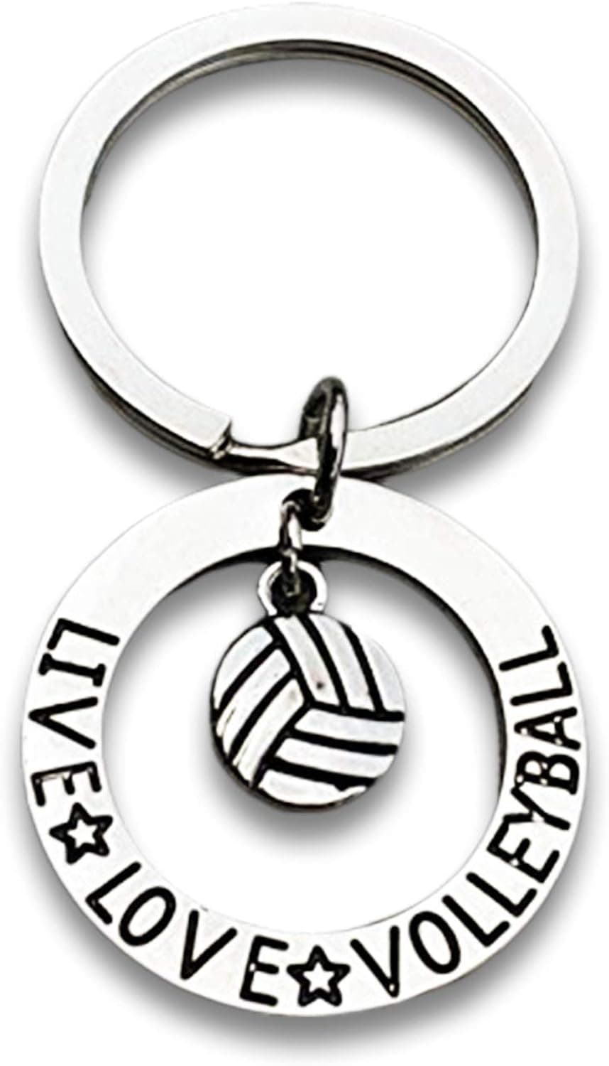 Infinity Collection Volleyball Gift- Volleyball Live Love Volleyball Keychain for Women and Girls- Perfect Volleyball Gifts for Volleyball Players