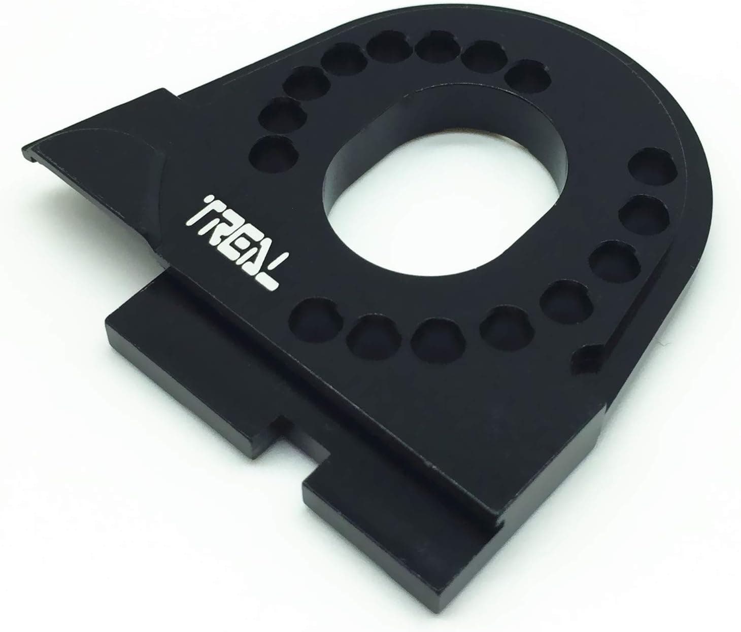 Treal Aluminum Motor Plate for Traxxas TRX-4 RC Car 1pc-Set Black