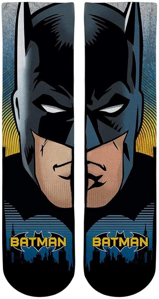 DC Comics Super Premium Split Face Socks