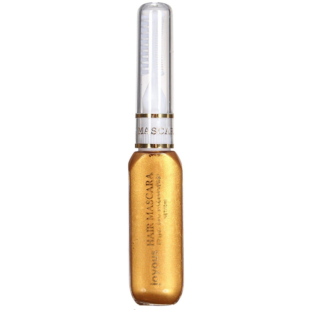 Beauty Clubs Temporary Colorful Hair Mascara Non-toxic Hair Mix Color Dye Highlights Salon (Golden Yellow)