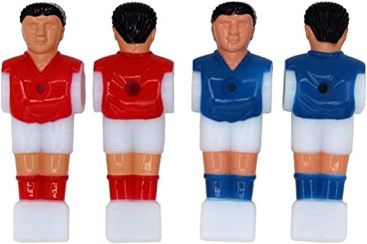 KODORIA 4pcs Foosball Men Foosball Players Set Foosball Replacement Parts Table Soccer/Football Player