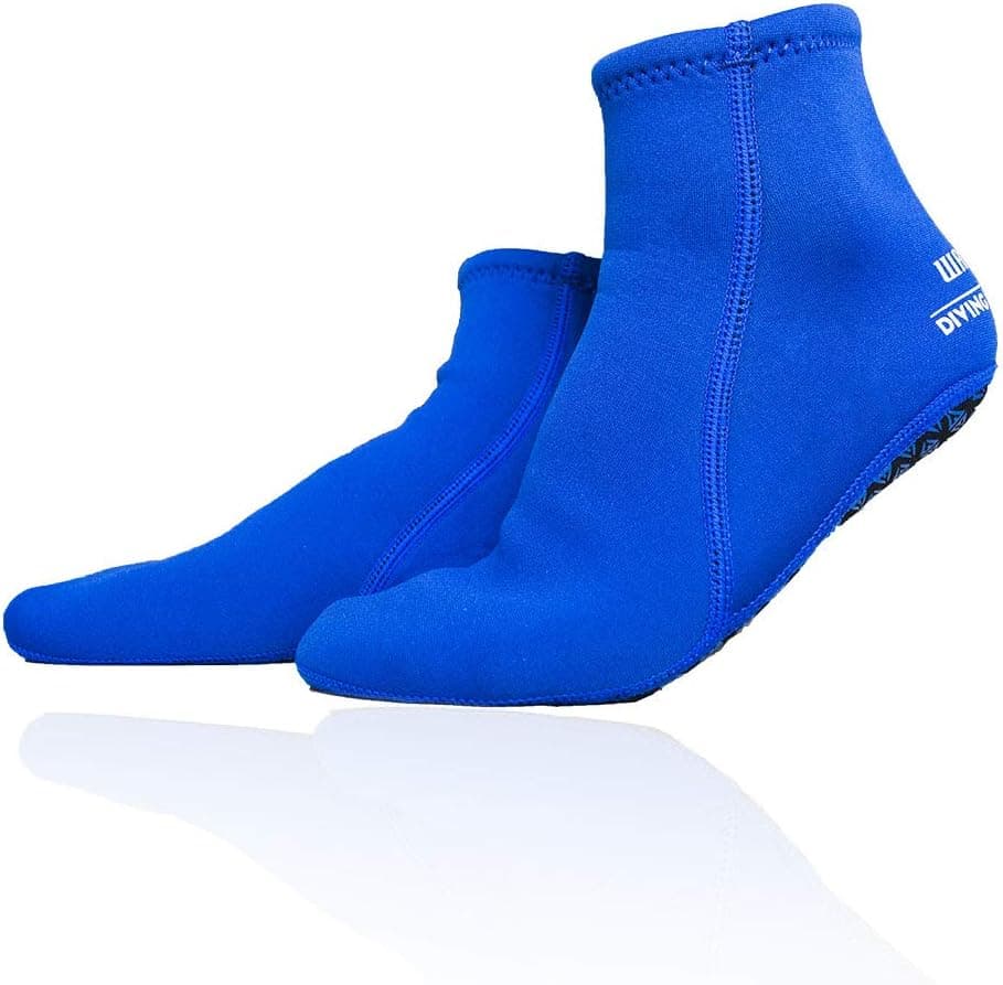 Dwave WACOOL 3mm Neoprene Beach Aqua Yoga Socks for Sand Playing, Scuba Diving, Snorkeling, Swimming & All Water Sports