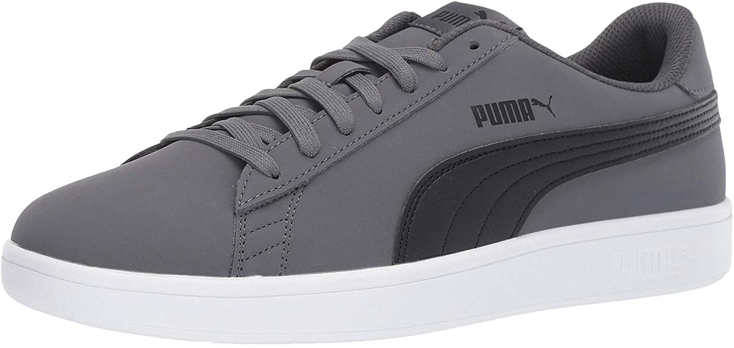 PUMA Men's Smash V2 Sneaker, Iron gate Black, 11 M US
