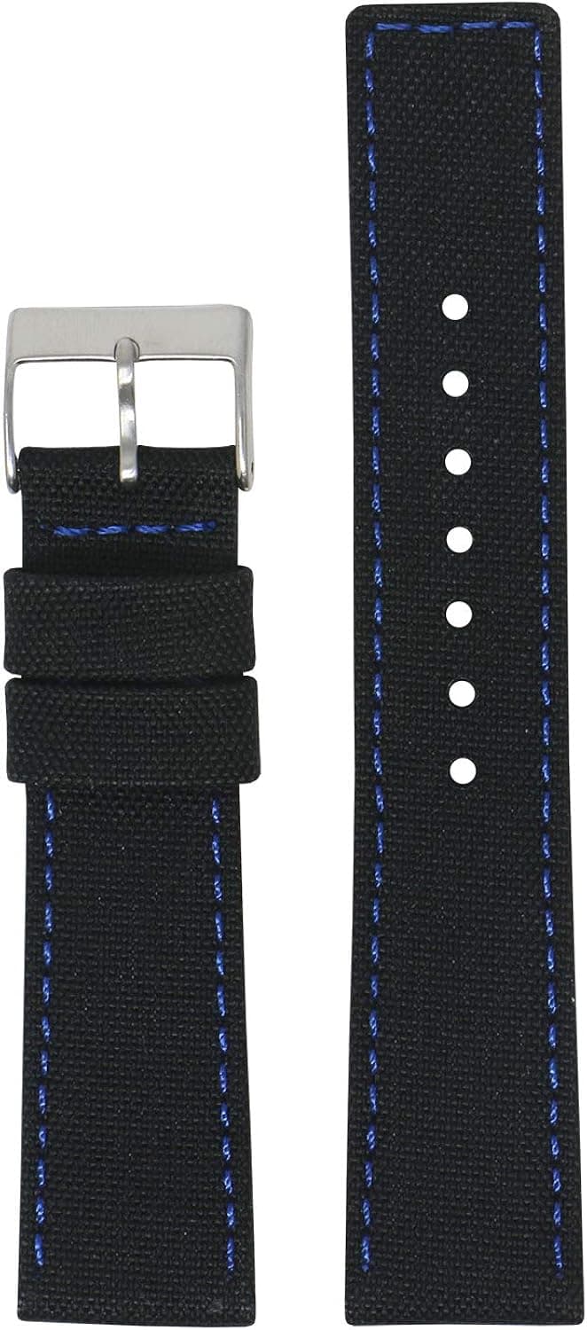 DASSARI Nylon Quick Release Watch Band Strap - Choose Your Color - 18mm 20mm 22mm 24mm