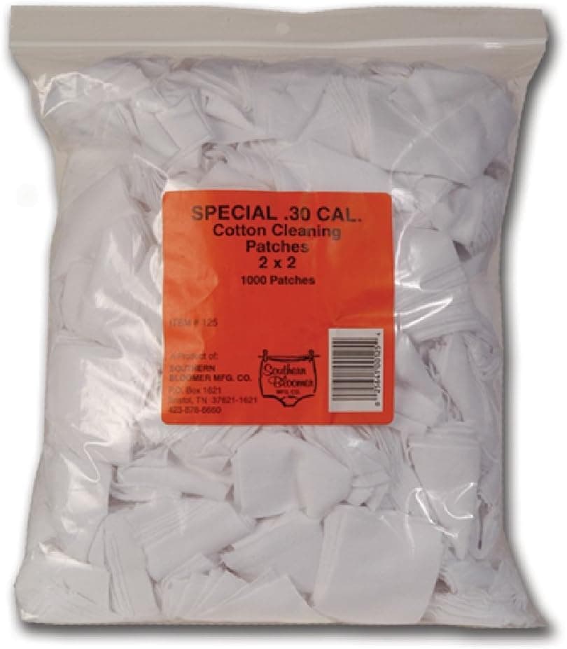Southern Bloomer 1000-pack Gun Cleaning Patches.30 Cal