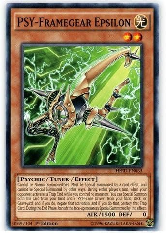 YU-GI-OH! - PSY-Framegear Epsilon (HSRD-EN033) - High-Speed Riders - 1st Edition - Common