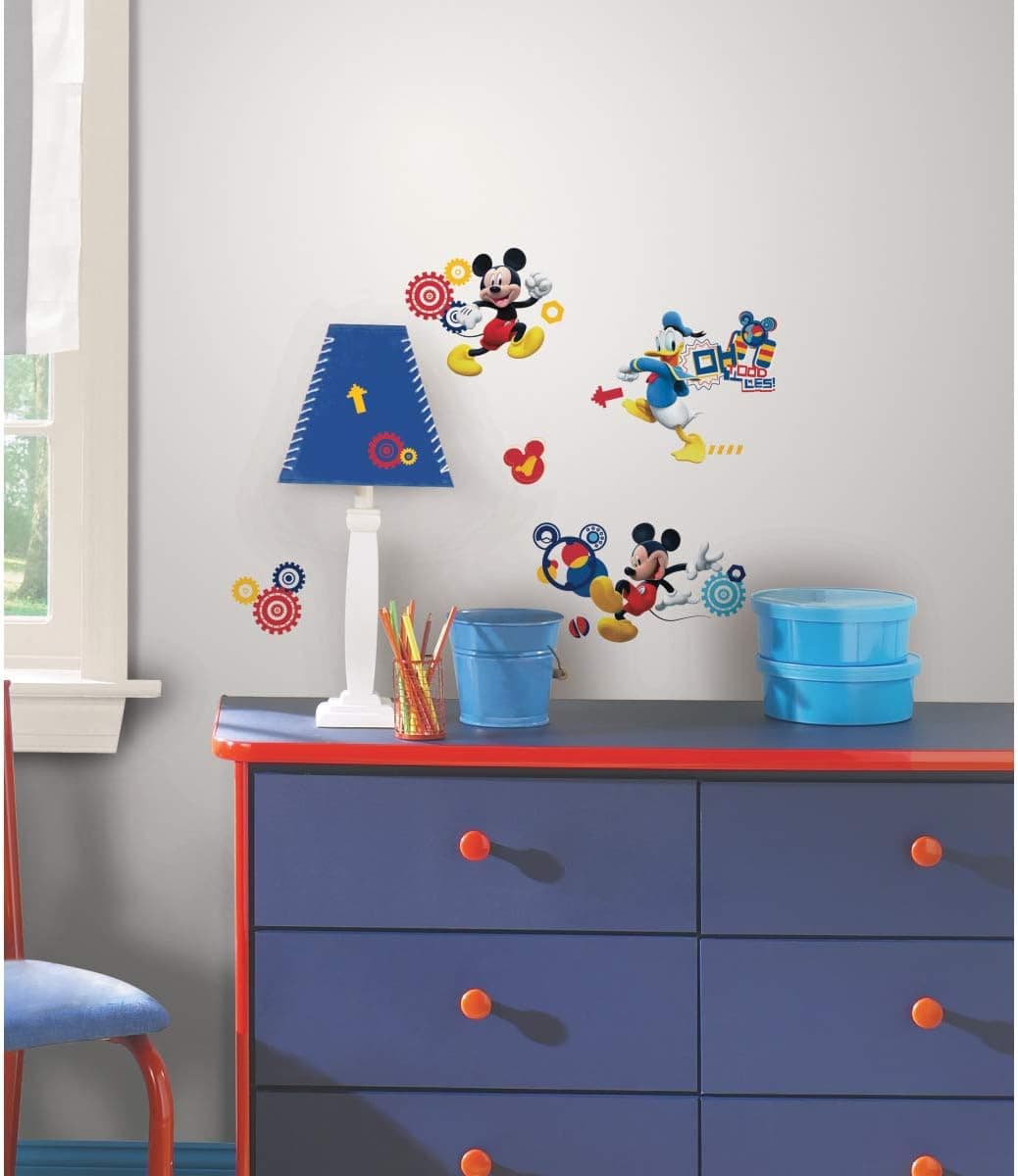 RoomMates RMK2555SCS Disney Mickey Mouse Clubhouse Capers Peel and Stick Wall Decals
