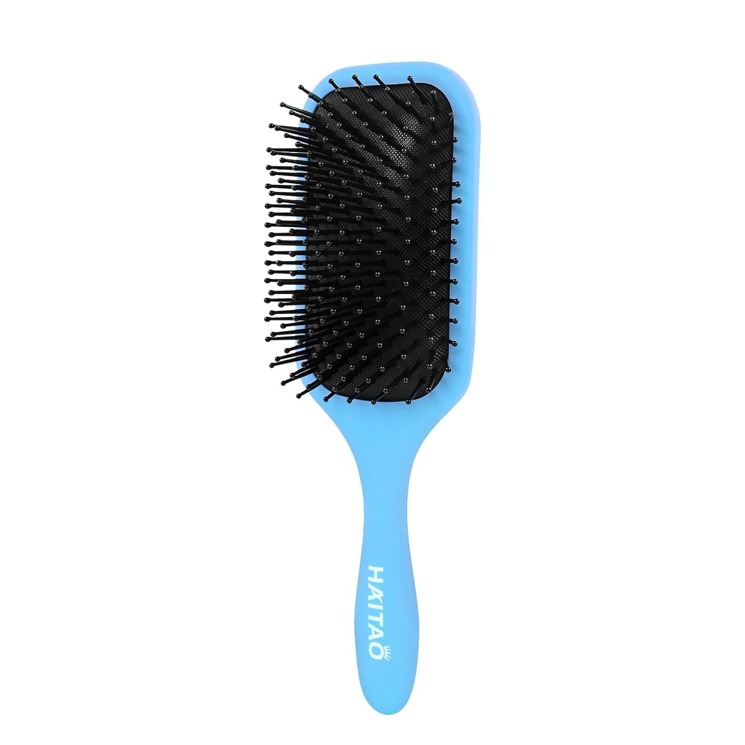 Detangling Hair Brush, HAITAO Paddle Brush – Detangling Brush, No more Tangles Hair Brush – Glide Through Tangles With Ease For All Hair Types - For Women, Men, Wet And Dry Hair (Blue)