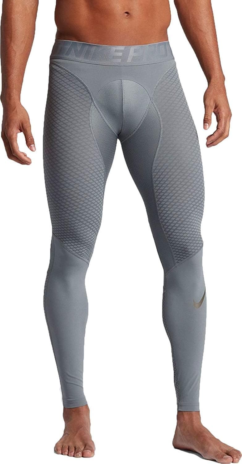 Nike Mens Pro Hyperwarm Dri-FIT Max Compression Tights (XXLarge, COOL GREY/ANTHRACITE/ANTHRACITE)
