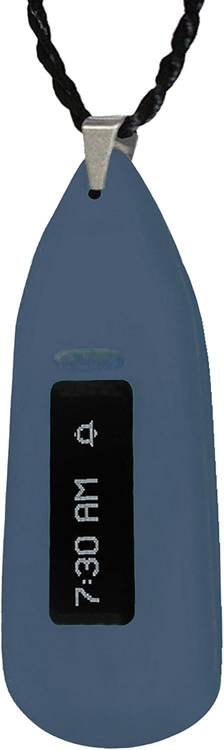MDW 1 Pcs Silicon Holder Case for Fitbit One, Carry Your Loved Tracker in Your Key Chain and Necklace - navy(Not including the necklace)