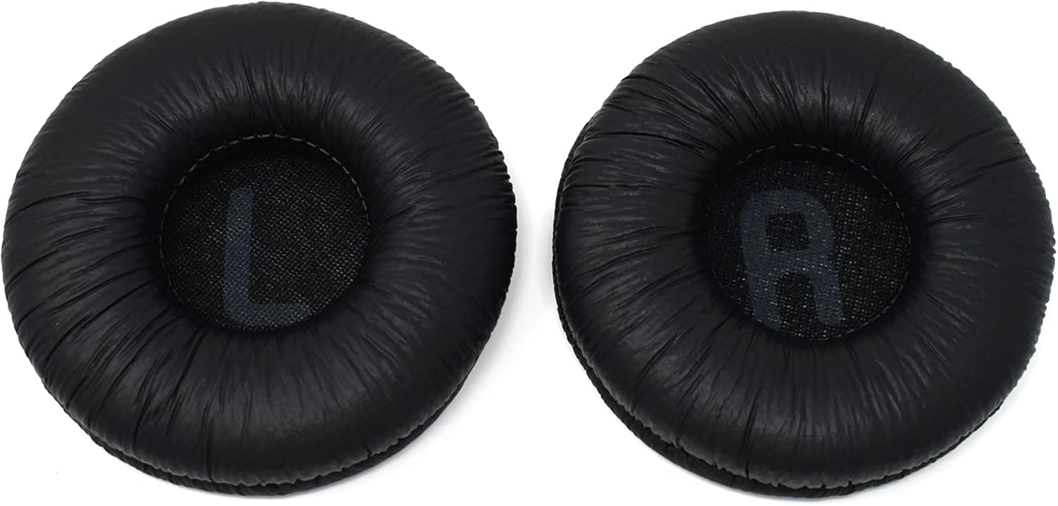 Zotech Leather Replacement Ear Pads Memory Foam Pads for Sony MDR-ZX110/MDR-ZX330BT/V150/WH-CH500; JBL Tune 600bt/T500BT/T450BT (Black)