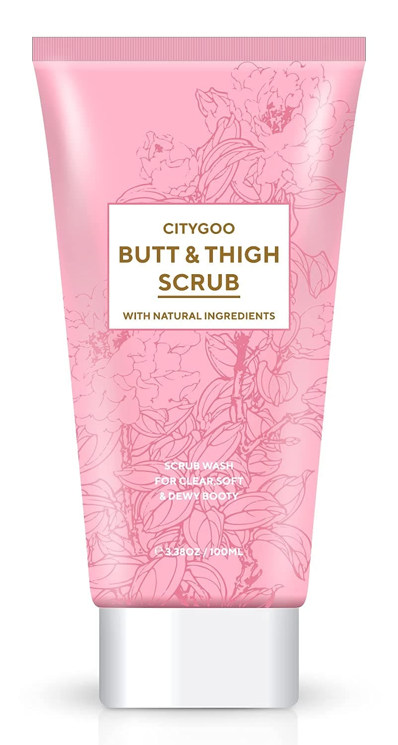 Butt Acne Clearing Treatment -Exfoliating Body Scrub - Natural Cruelty Free For Reduce Acne and Pimples, Cellulite, Ingrown Hair