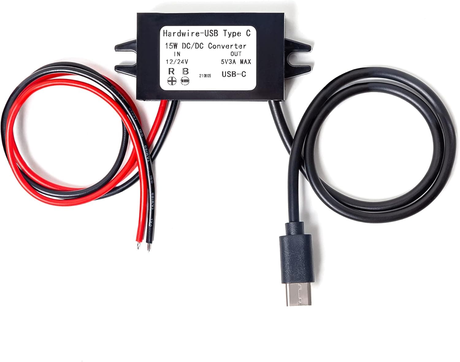 Brickhouse Security Completely Covert Hardwired Vehicle GPS Adapter for Spark Nano 7 Vehicle GPS Tracker Replaces Battery Operation for Tracking Vehicles, Cars, Trucks (Type C Version)